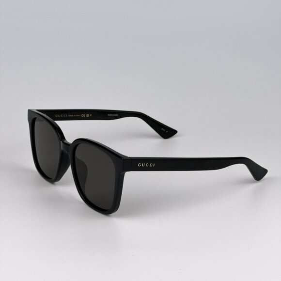 Gucci GG1346SK 002 BRAND NEW Sunglasses Black Brown Polarized Square Unisex main image 10